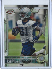 2015 Topps Chrome Deontay Greenberry Refractor Parallel Rookie Card 🏈Cowboys🏈