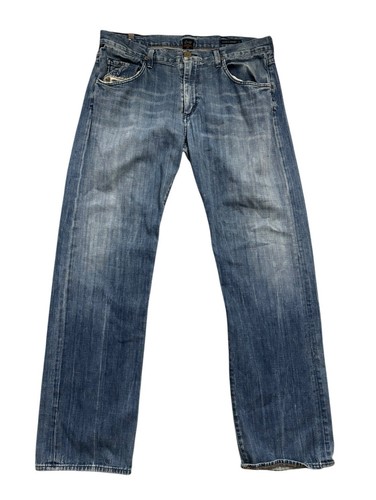 Citizens of Humanity Jeans Mens Sz 36x34 Long Ins Blue Perfect Casual Straight