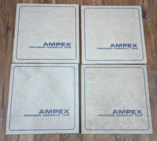 4 Ampex 406 Used Master Tape Reels Amherst Saxophone Quartet 1/4 x 2500 Lot 2