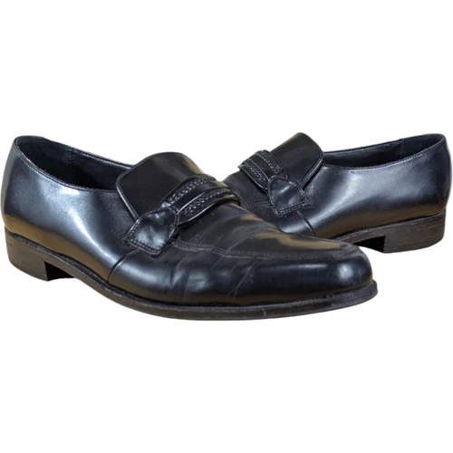 Black Florsheim Shoes Size 10.5 D 70023 FLS 625567 Dress Slip on Loafer Mens