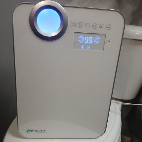 PureGuardian H7550 90-Hour Elite Ultrasonic Warm and Cool Mist Humidifier - Picture 1 of 7