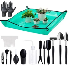 25Pcs Mini Garden Hand Transplanting Succulent Tools Set, 39.4" Thickened Rep...