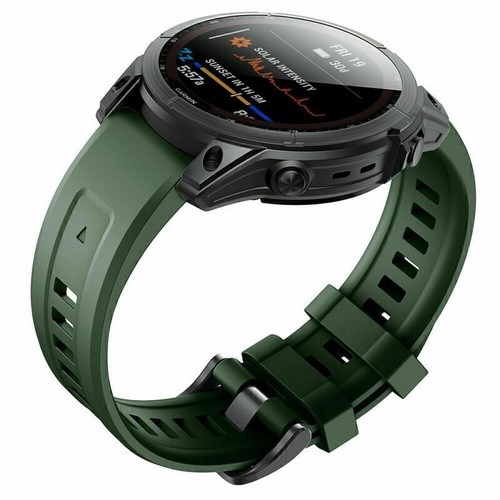 Correa de reloj de silicona de ajuste rápido para Garmin Fenix 7X/7S/7 6X/6S/6 5X/5S/5 - Imagen 34 de 66