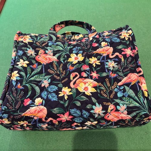 Vera Bradley Flamingo Garten großer hängender Kulturbeutel gebraucht, in einwandfreiem Zustand - Bild 2 von 14