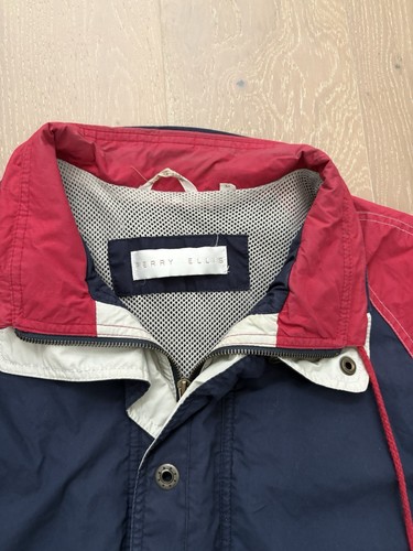 Vintage Perry Ellis America Windbreaker Jacket Men Large Talon Zip 80s 90s VTG - Picture 2 of 11