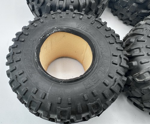 RC Tamiya Vise Crawler Tires With Wheel Hub Set Of 4 - Bild 3 von 12