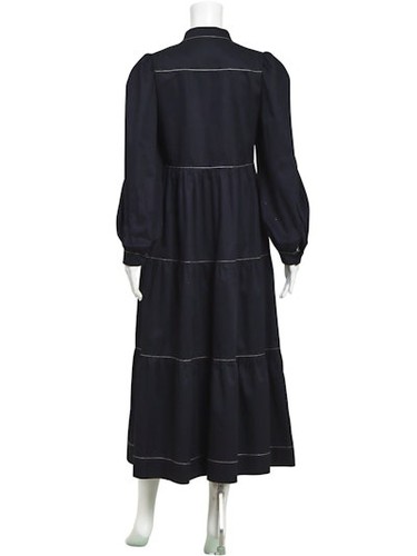 MORRISON Black Midi Dress AU 8 - Used Good Condition Fashion - Picture 3 of 3