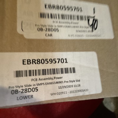 Genuine OEM LG Oven Power Board EBR80595701