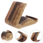 Support de téléphone mobile en bois de support de support de support moderne.