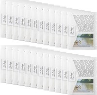 Dokumentenmappe A4, 24 StüCk A4 Dokumententasche Transparent Mit