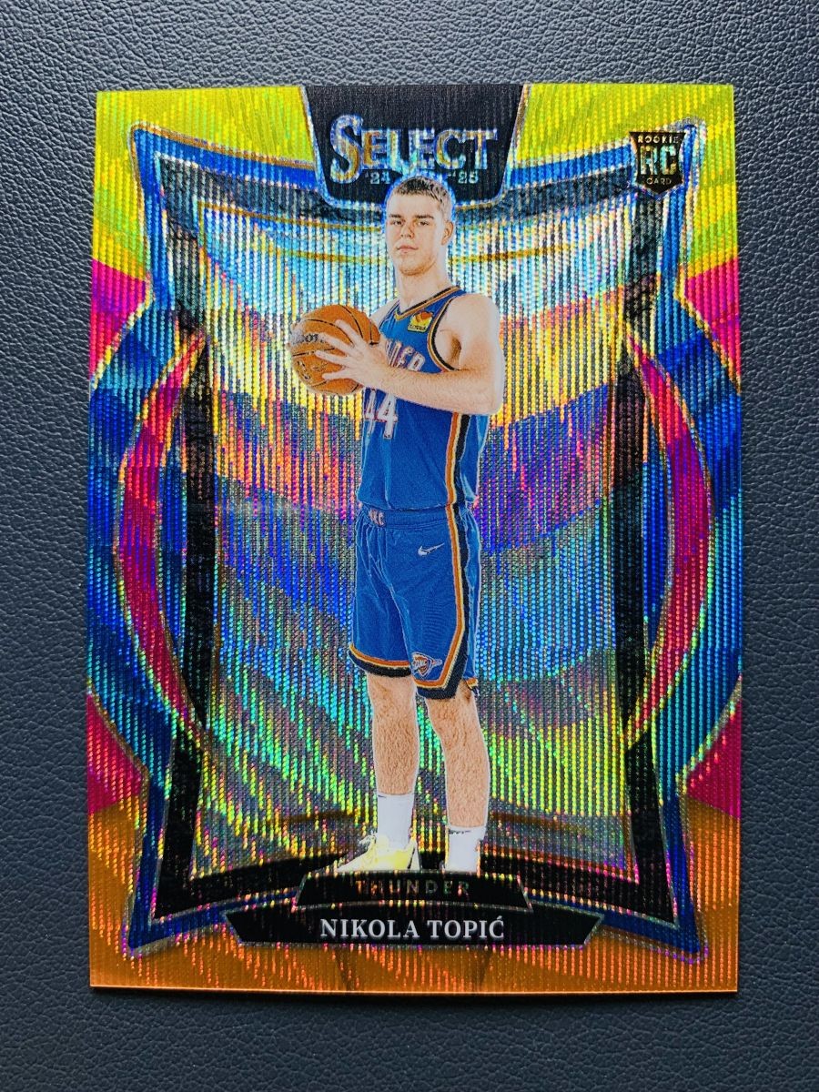 2024-25 Panini Select Nikola Topic #89 RC Rookie Multi Wave Prizm /20