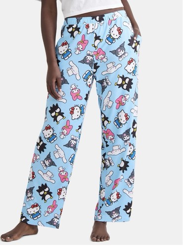 Cinnamoroll Damen Pyjamahose Print Hello Kitty & Friends - Bild 2 von 6