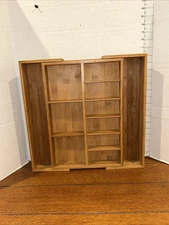 Wooden Drawer Insert Organizer - 5 Sections - Solid Wood