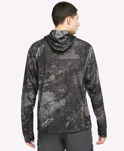 Nike ACG Hombres Dri-Fit ADV "Lava Tree" Pullover con Capucha Top Talla XL Negro Camuflaje - Imagen 4 de 18