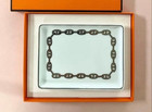 HERMES Chaine d'Ancre platinum Tray