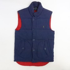 Vintage Polo Ralph Lauren Quilted Puffer Cotton Vest Jacket Size Small