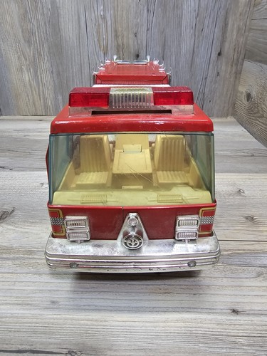 Vintage Nylint "Rescue Pumper" Feuerwehrauto Pressstahl nicht komplett - Bild 2 von 7