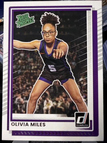 2025 Donruss #89 Olivia Miles Rated Prospect Rookie RC Lynx 🤙