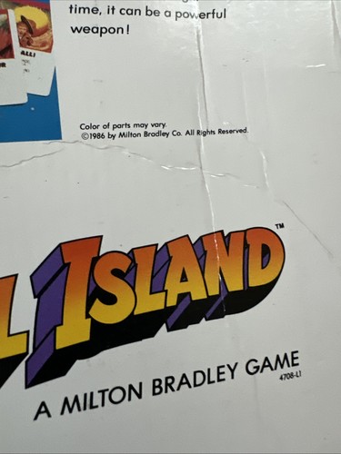 VINTAGE 1986 MILTON BRADLEY FIREBALL ISLAND BOARD GAME WTH BOX NOT COMPLETE ASIS - Picture 16 of 16