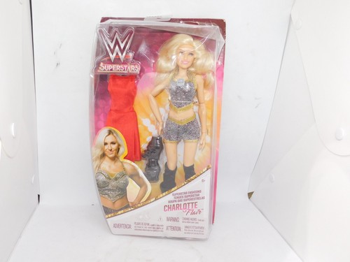 WWE Superstars Fashions Charlotte Flair Wrestling Deluxe 12" Fashion Doll