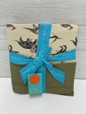 NWT LE Posh Peanut Vintage Dino Luxe Patoo blanket  40 X 40