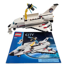 LEGO City #3367 Space Shuttle 100% Complete w/ Instruction & Minifigures
