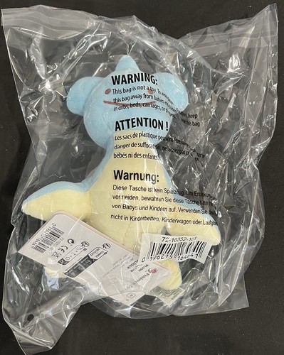 Neu versiegelt mit Etikett Ditto als Lapras Plüschtier 6 1/4 Zoll Pokemon Center exklusiv - Bild 2 von 3