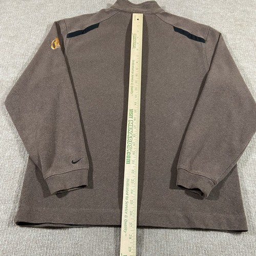 Vintage Nike Golf Cleveland Browns 1/4 Zip Pullover Mens Large Brown Logo NFL - Picture 13 of 14