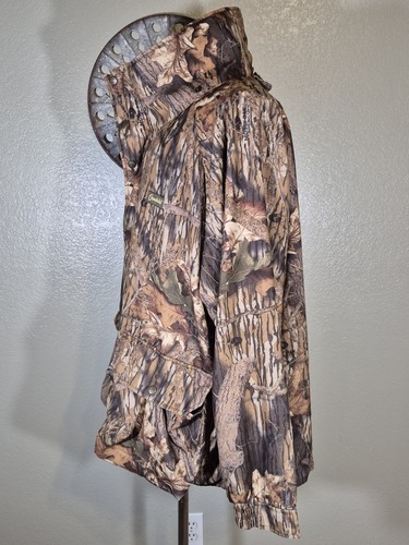 Gamehide Hunting Jacket Mens XL Mossy Oak Break-Up Snap Button Zipper Hush Hide - Picture 4 of 16