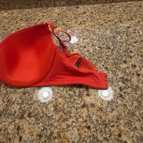 Soma NWT embraceable perfect coverage bra feelin poppy red size 34 DDD - Picture 9 of 9