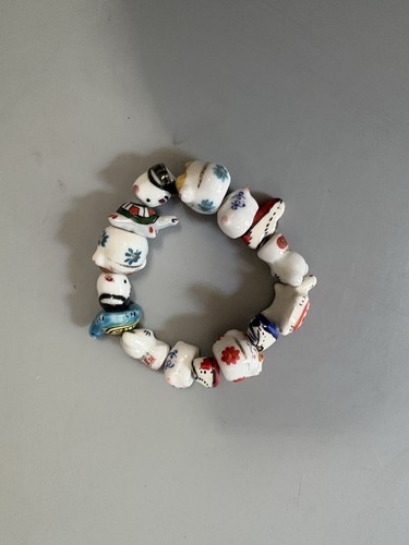 Porzellan Katzenarmband elastisch - Bild 1 von 3