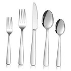18/10 Stainless Steel Flatware Set for 12-Piece Modern 60 Silverware Set