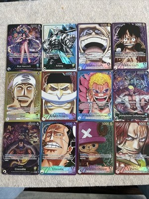 One Piece TCG Leader Set 12 PCs English Proxy s