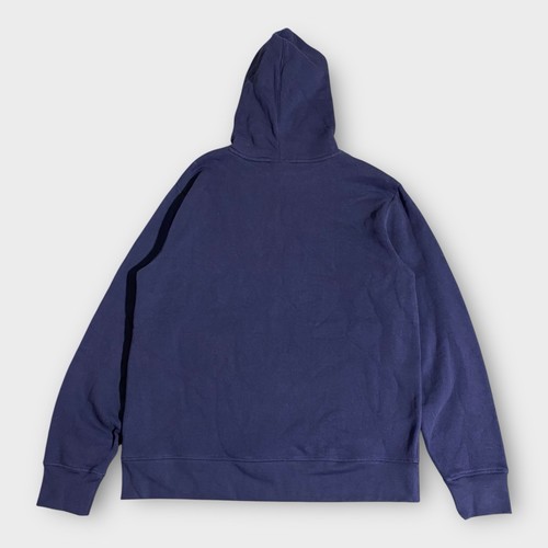 Reebok Pullover Sweatshirt Men’s Large Navy Hoodie Delta Logo NWT Fitness Gym L - Picture 2 of 14