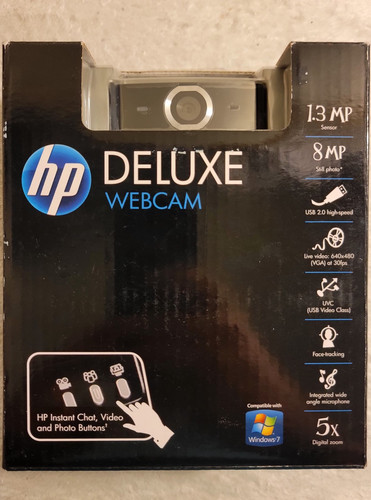Cámara web HP DELUXE para zoom y modelo escolar en línea KQ246AA - Imagen 1 de 3