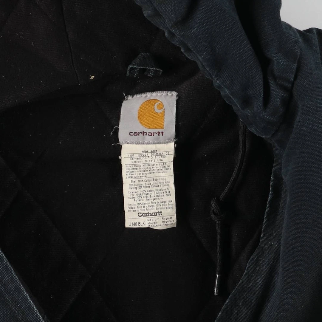 VETEMENTS Abbigliamento us 00rhartt Carhar Active Jack Duck ful zippuccio capp uomoa541680