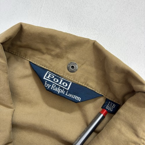Polo Ralph Lauren Utility Cargo Jacket Military Army Tan Beige 1XB Big & Tall - Picture 3 of 6