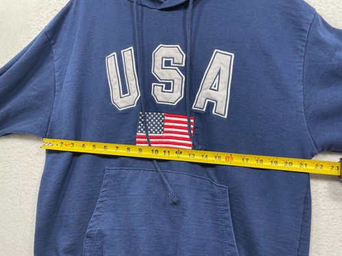 7 Apparel Pullover Herren Große USA Flagge Bestickt - Bild 6 von 11