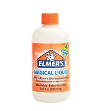 Elmer’s MAGICAL LIQUID: ALL-IN-1 CONTACT LENS SOLUTION + BAKING SODA Glue Slime