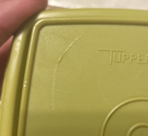 Vintage Tupperware 1330-4 Avocado Green Pickle Keeper Deli 3pc Container 70s - Picture 7 of 9