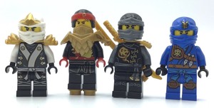 LEGO LOT OF 3 NINJAGO MINIFIGURES COLE JAY ZANE DX FIGURES GENUINE COLLECTIBLES