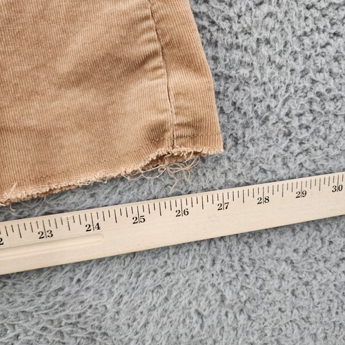 Forever 21 Plus Skirt Womens 2X Brown Corduroy Frayed Hem Waist 40 - Picture 8 of 11