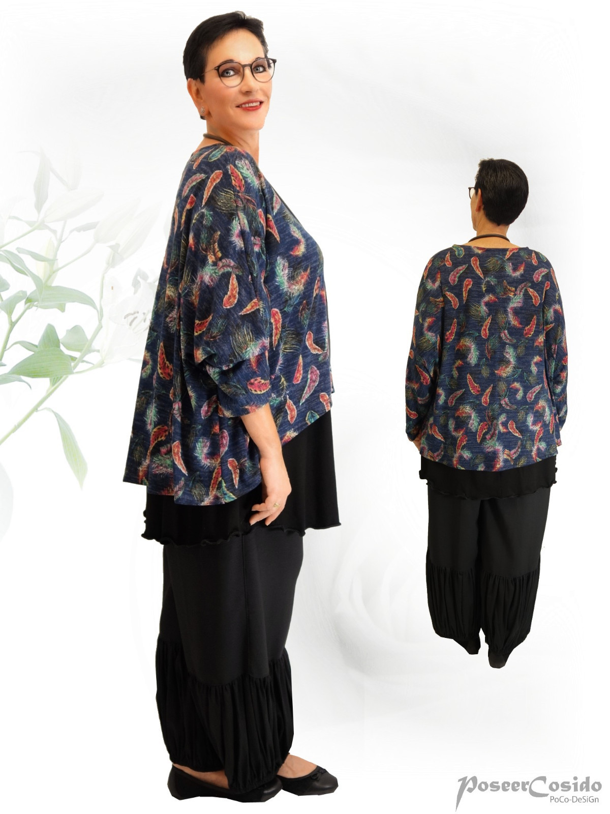Poco design Lagenlook capelloni Pullover Pullover Pullover A Maglia Shirt tramite lancio ❷ FB L-XL-XXL-XXXL 4a9179 Poco design Lagenlook capelloni Pullover Pullover Pullover A Maglia Shirt tramite lancio ❷ FB L-XL-XXL-XXXL 4a9179