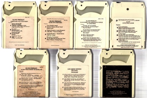Collection of 7 Elvis Presley Stereo 8-Track Tapes 1961-1981 - Picture 2 of 2