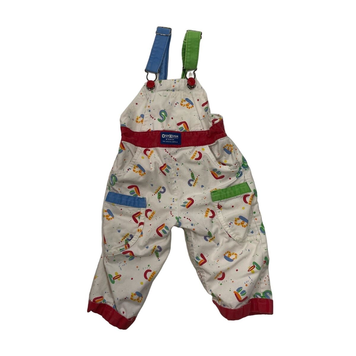Vintage Oshkosh Baby B'gosh Bibbed Overalls Letters AOP Kids Baby Sz 24M White | eBay Vintage Oshkosh Baby B'gosh Bibbed Overalls Letters AOP Kids Baby Sz 24M White | eBay