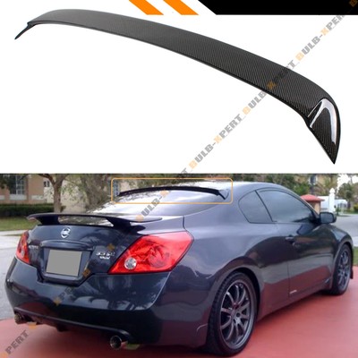 For 2007 2013 Nissan Altima 2dr Coupe Jdm Carbon Fiber Rear Window