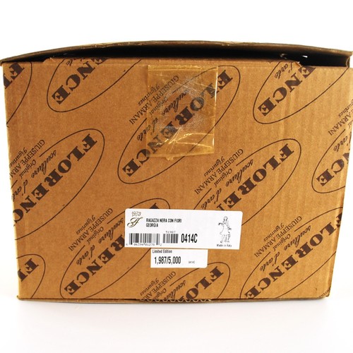 Figura Giuseppe Armani Georgia Ragazza Nera Con Fiori 0414C en caja edición limitada - Imagen 20 de 21