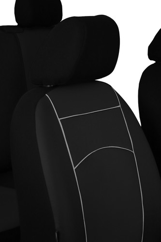 VOLKSWAGEN T5 ARTIFICIAL LEATHER FRONT UNIVERSAL SEAT COVERS - Picture 4 of 7