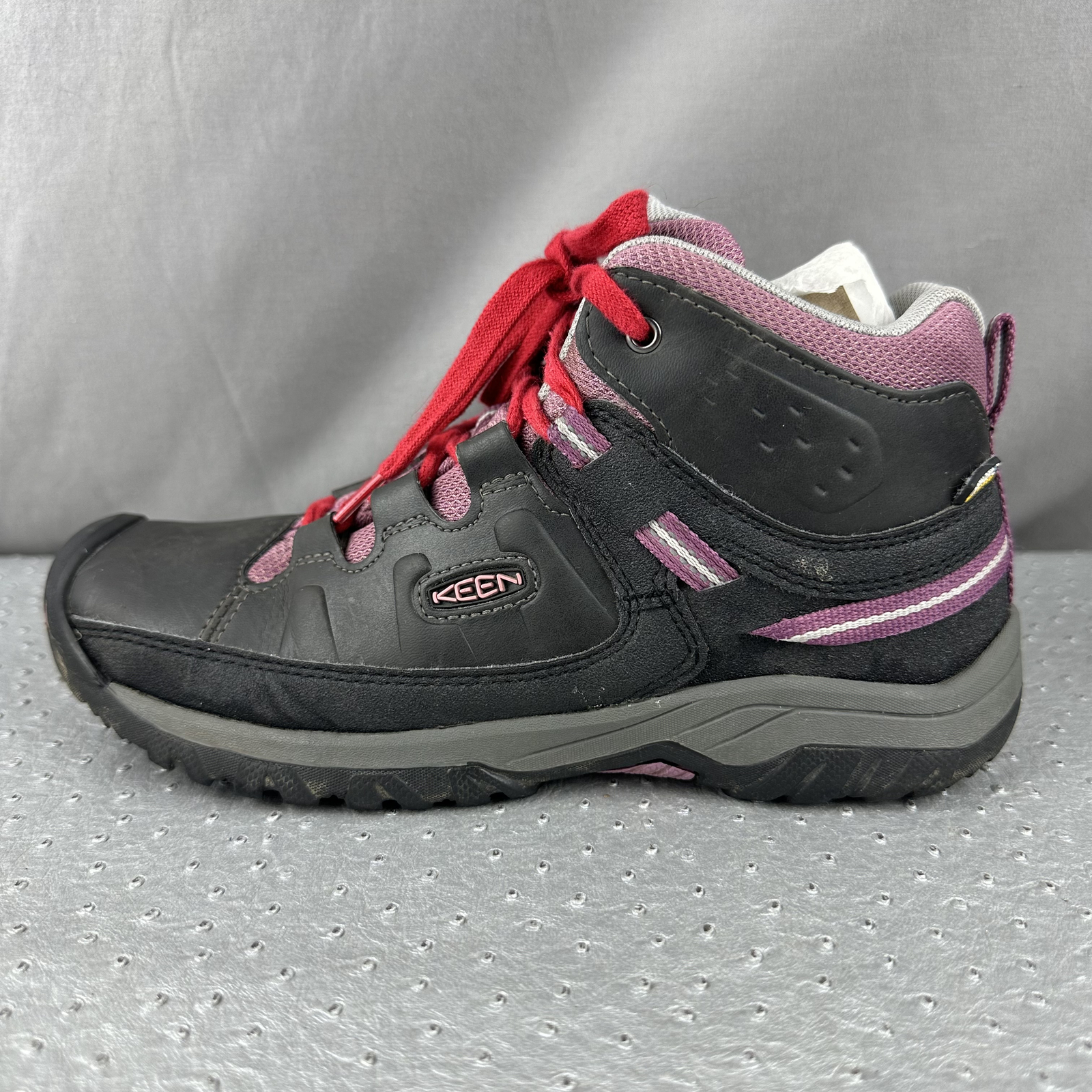 Stivali da trekking Keen Targhee ragazze medie taglia 5 giovani WP grigi 1020131 outdoor trail