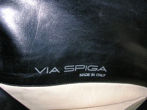 Womens Leather Boots Black Via Spiga Size 8M/ 56 Italy - Picture 2 of 7
